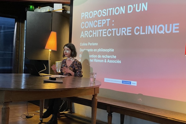 Michel Rémon & Associés - Centre de Jour l'Adamant - Conference by Coline Periano - Proposal of a concept: Clinical Architecture