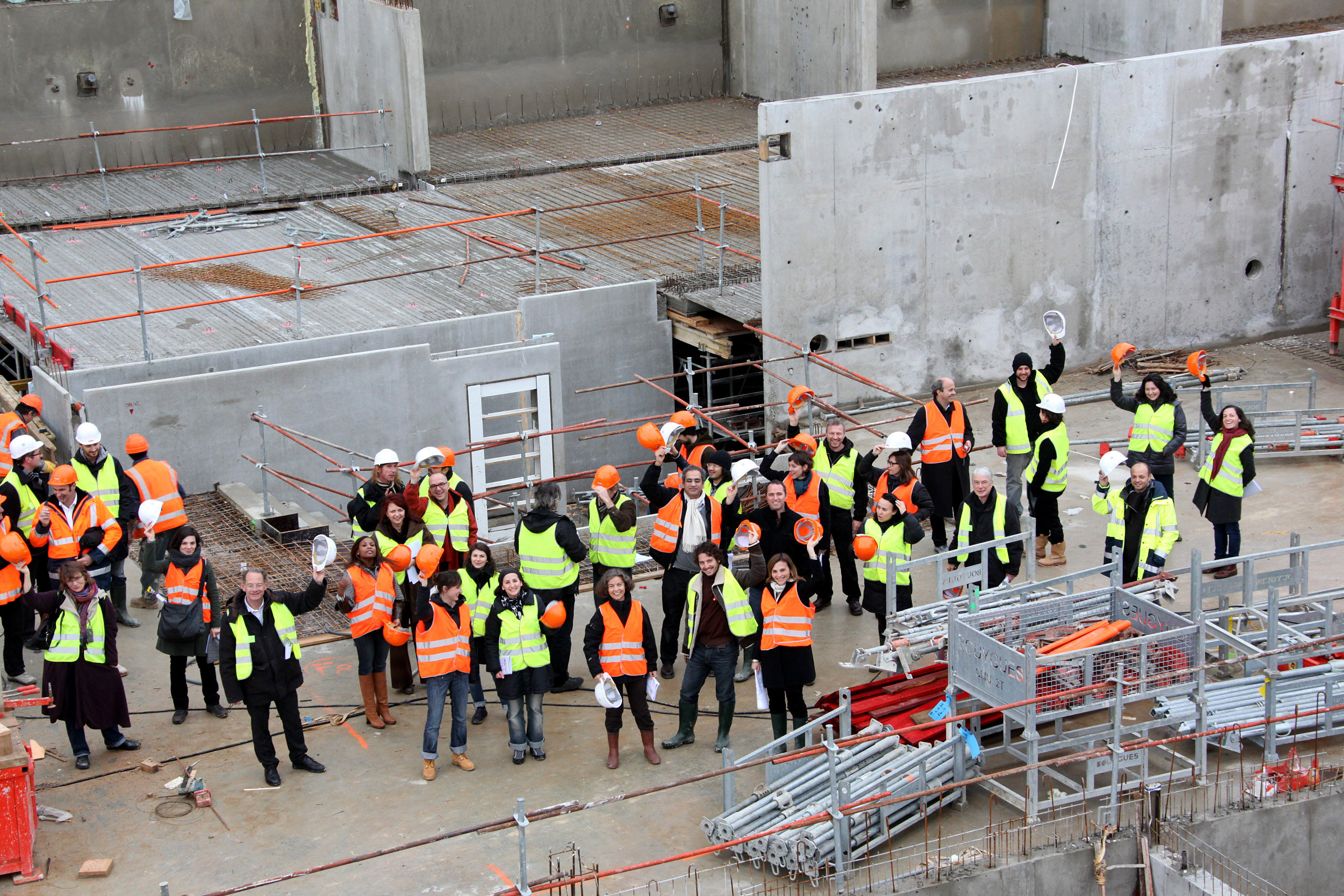 Michel Rémon & Associés - Team party and visit to the Villeneuve St-Georges hospital site