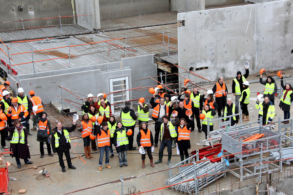 Michel Rémon & Associés - Fête d'Atelier et visite du chantier de l'hôpital de Villeneuve St-Georges