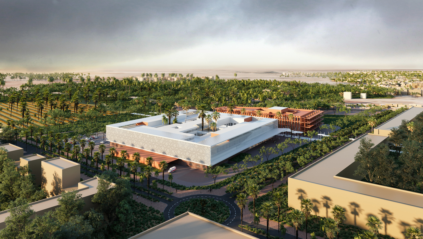 Michel Rémon & Associés - Hospi Hub - Ben Guerir Smart Health Care City Hospital in Morocco: the birth of a project