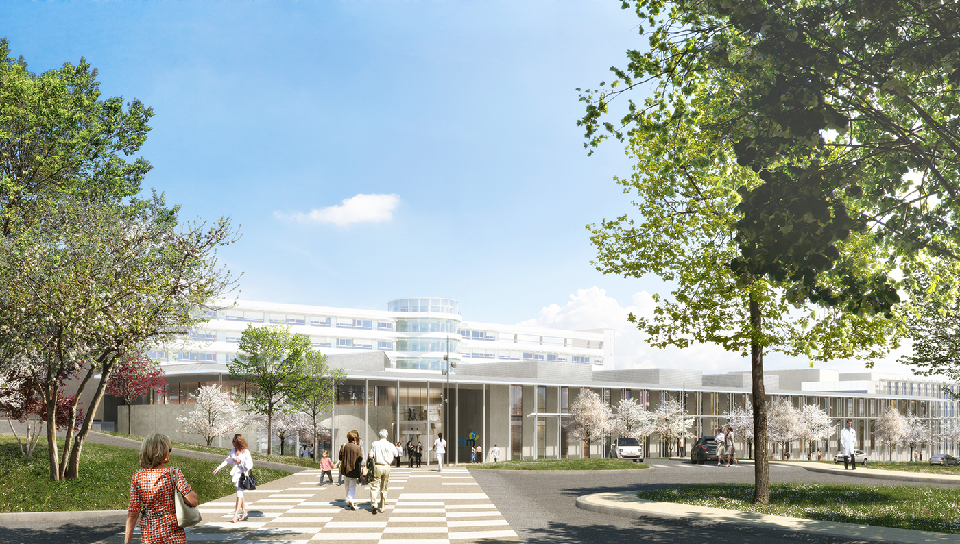 Michel Rémon & Associés - Winner of two buildings for Le Mans Hospital