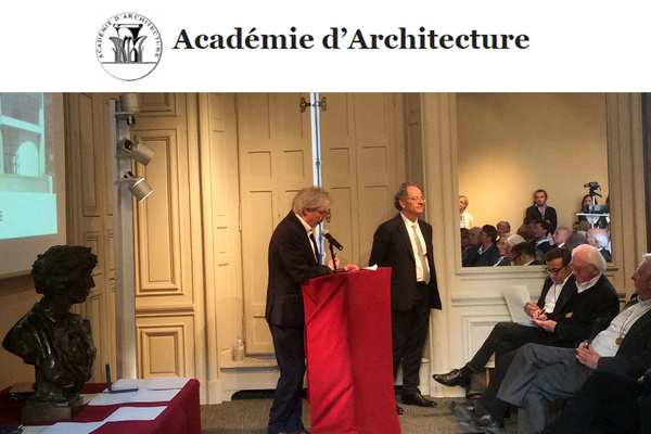 Michel Rémon & Associés - Michel Rémon seen by Bernard Desmoulin at the Academy of Architecture