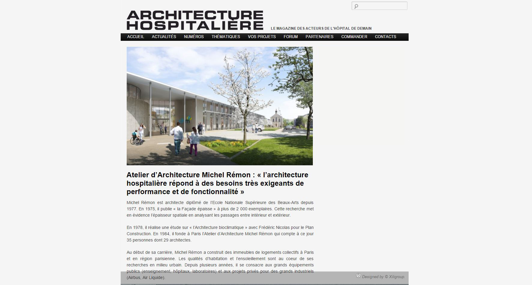 Michel Rémon & Associés - Publication Architecture Hospitalière