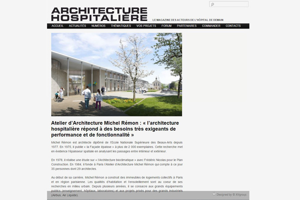 Michel Rémon & Associés - Publication Architecture Hospitalière