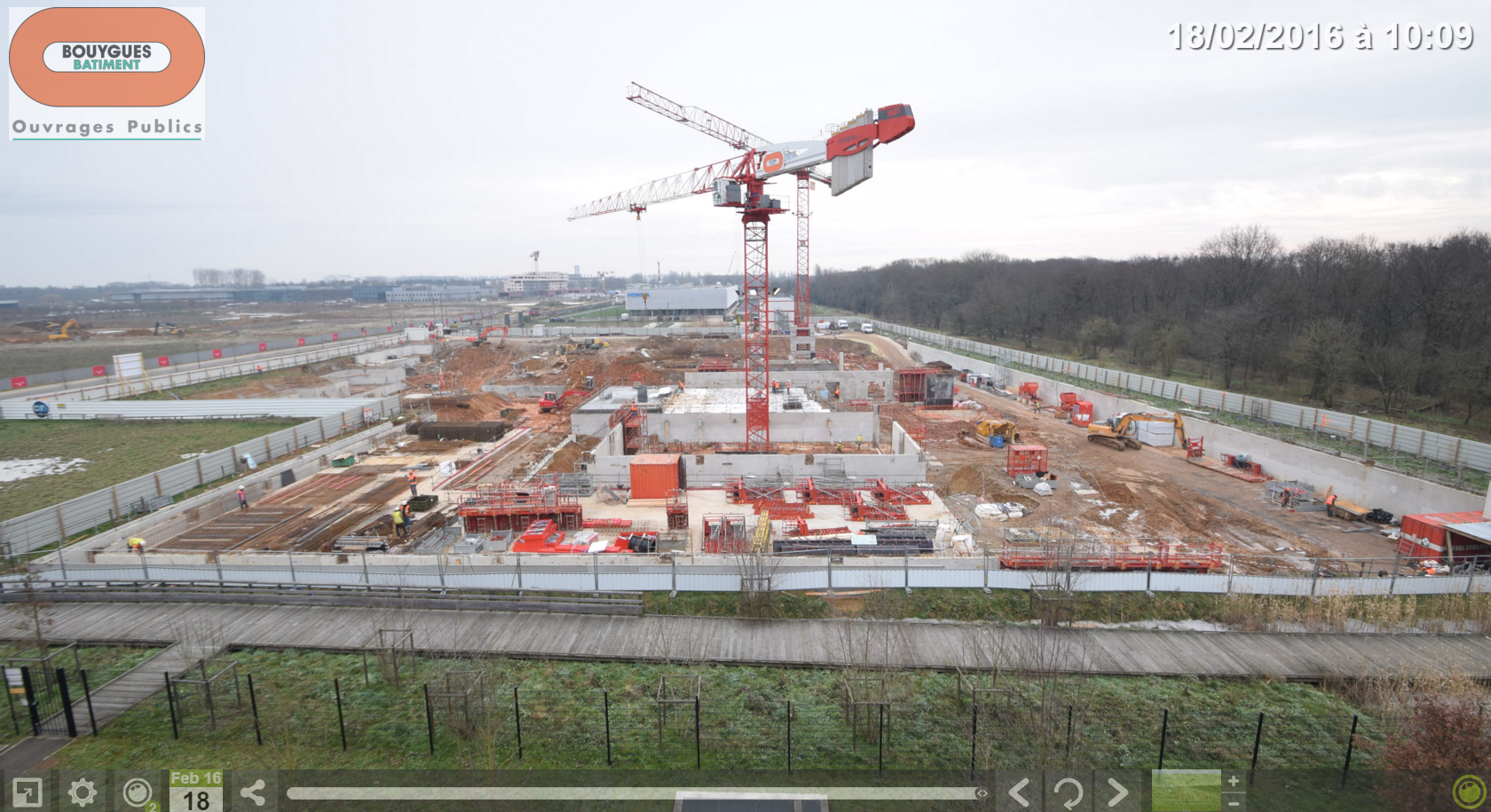 Michel Rémon & Associés - Time lapse sur le chantier du C2N