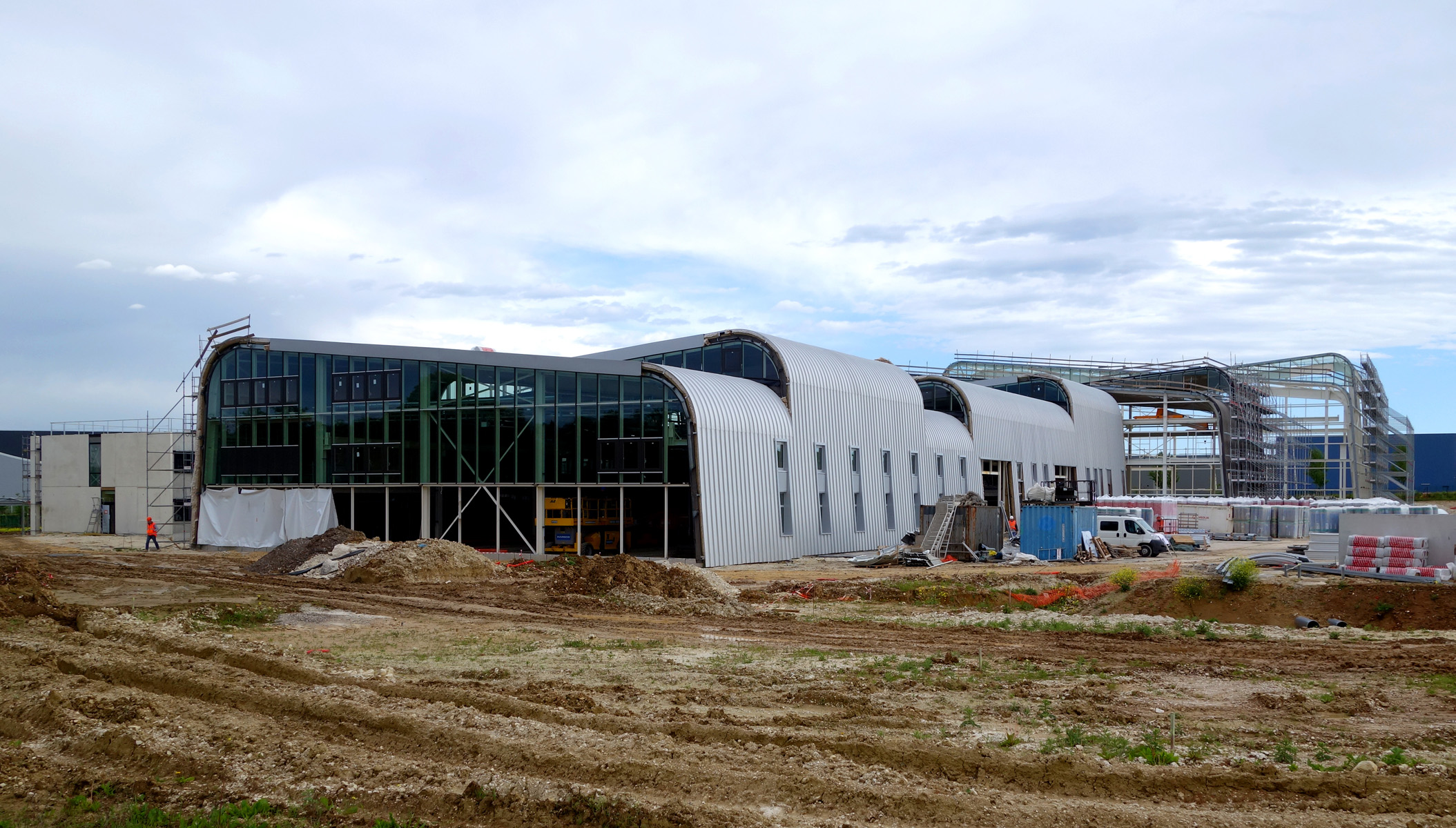 Michel Rémon & Associés - First stone for IndustriLAB in Méaulte