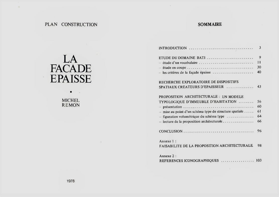 Michel Rémon & Associés - LA FACADE EPAISSE