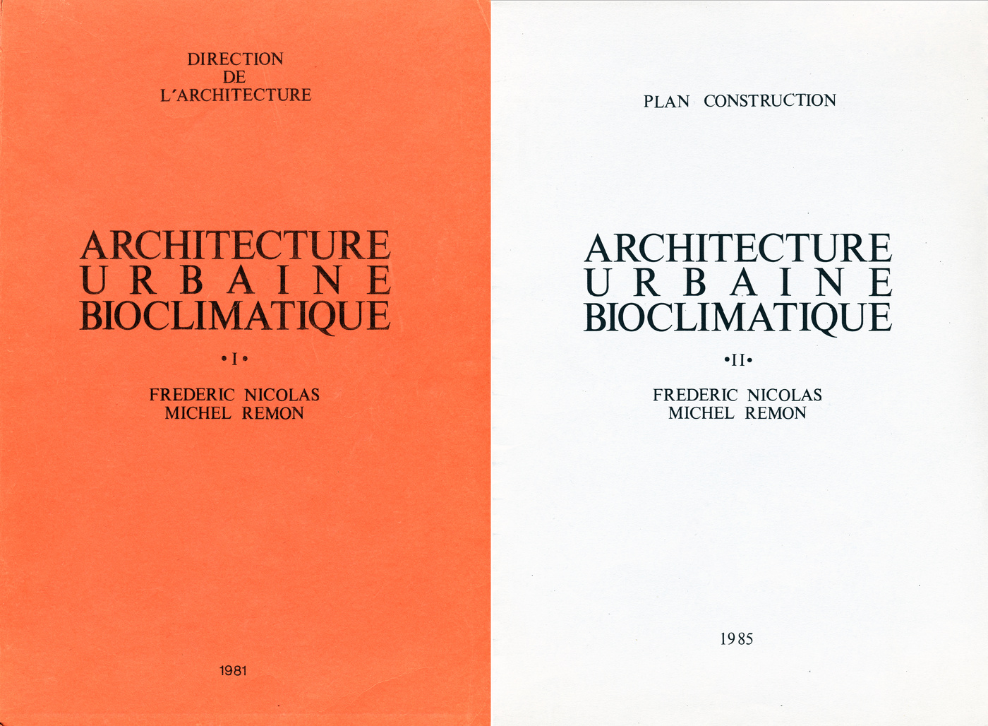 Michel Rémon & Associés - Bioclimatic Urban Architecture